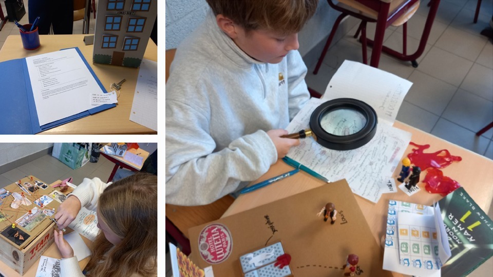 VKO Blind date met een boek tijdens de lessen Nederlands